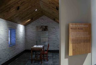 The writer's room at the Blasket Centre