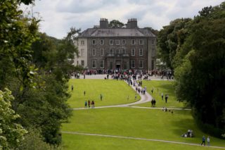 View of Doneraile House from gardens