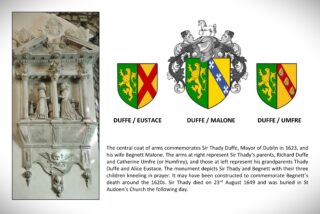 Information of the Duffe Family heraldry and the herald shields
